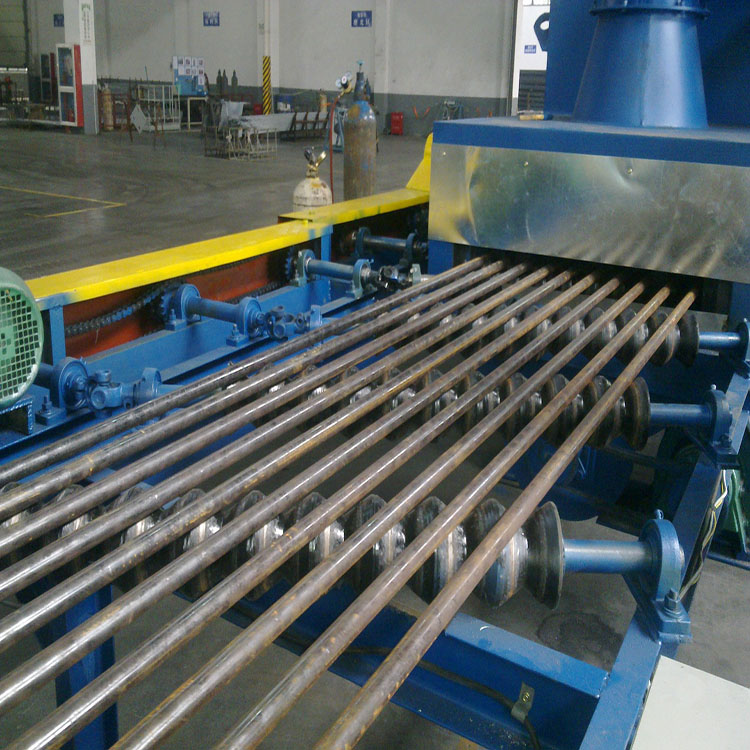 Mesin Peledakan Tembakan Tipe I Beam And Plate Conveyor